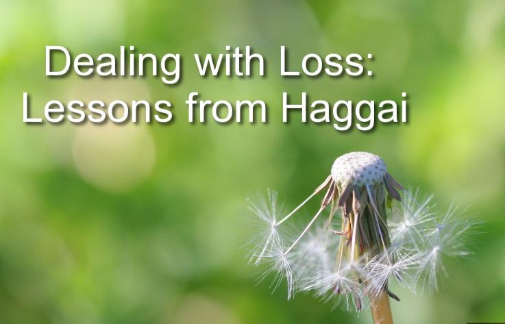 Dealing with Loss: Lessons from Haggai