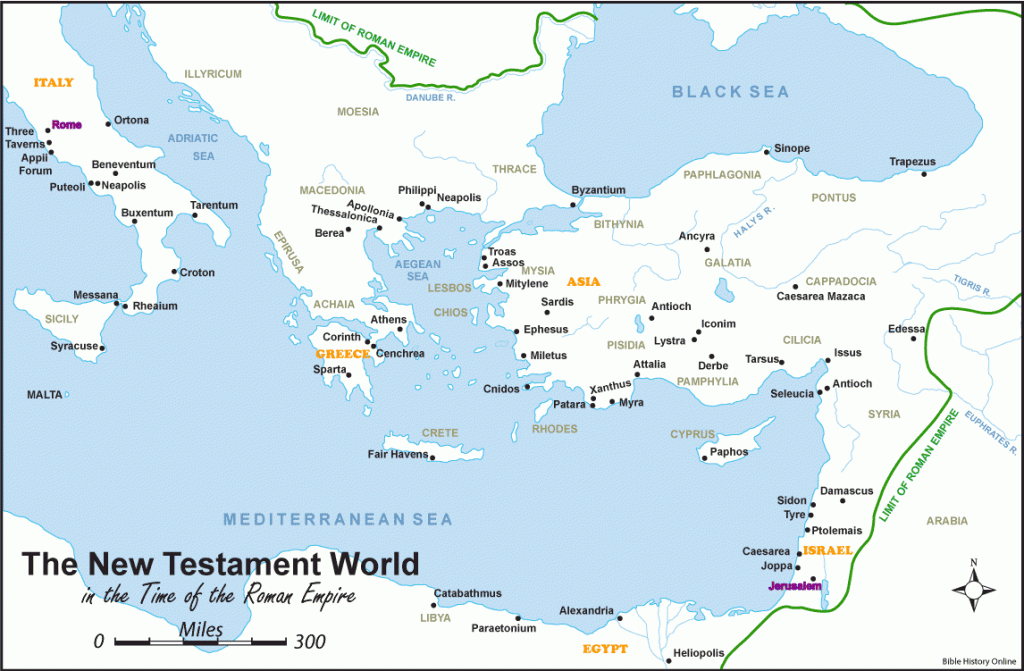 World of the New Testament - Bible Study Maps and Tools | WednesadayintheWord.com