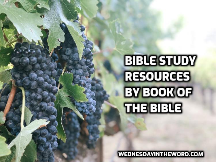 Resources by Book of the Bible - Bible Study Tools | WednesdayintheWord.com
