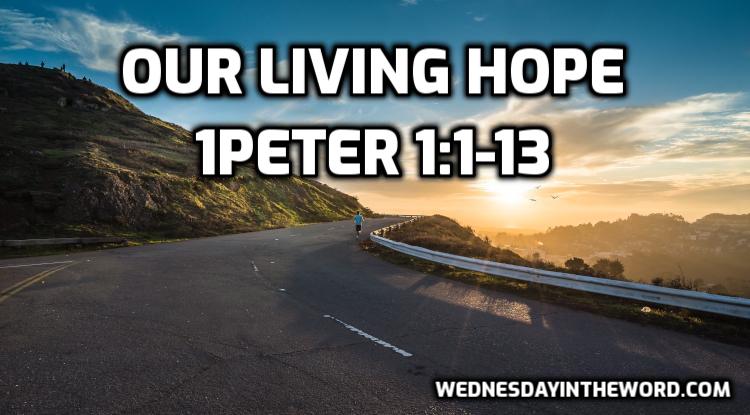 02 1Peter 1:1-13 Understanding Our Living Hope - Bible Study | WednesdayintheWord.com