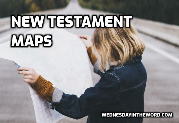 New Testament Maps - Bible Study Tools | WednesdayintheWord.com