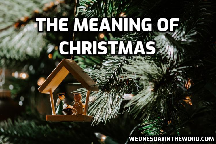 The Meaning of Christmas - Bible Study | WednesdayintheWord.com