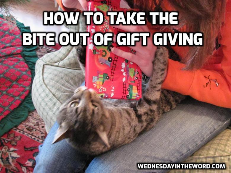 How to take the bite out of gift giving | WednesdayintheWord.com