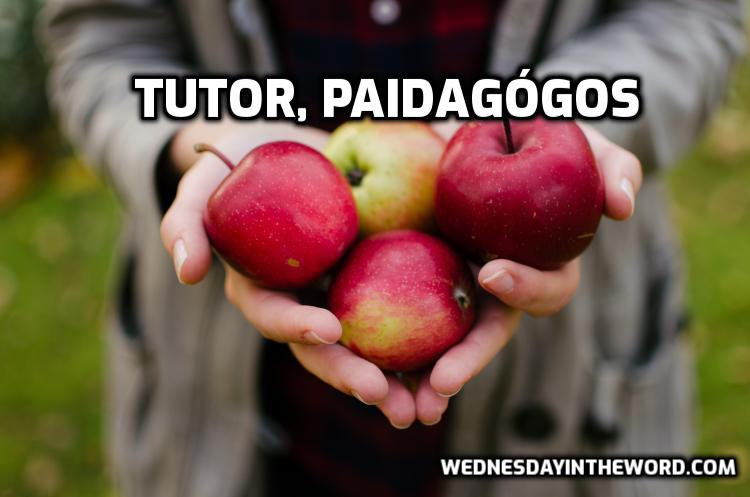 tutor, paidagógos, G3807 - Bible Study Tools | WednesdayintheWord.com