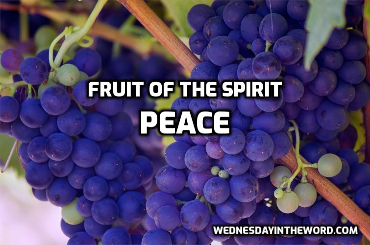 05 Fruit of the Spirit: Peace - Bible Study | WednesdayintheWord.com