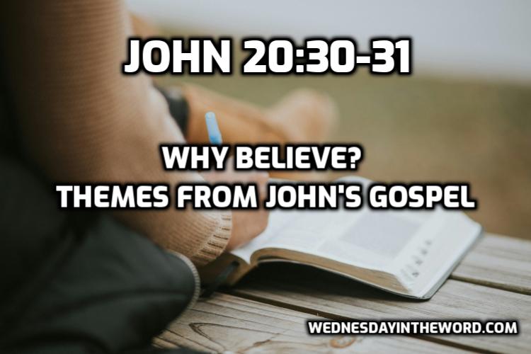24 Why Believe? Themes from the Gospel of John’s Final Chapters